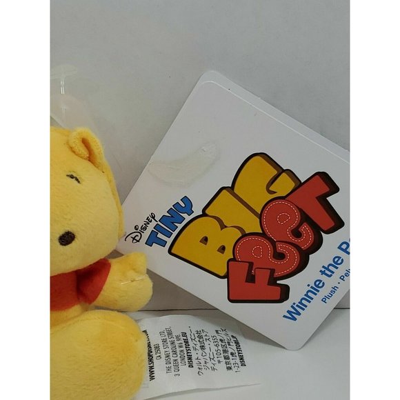 Disney | Toys | Disney Tiny Big Feet Plush Winnie The Pooh Micro ...